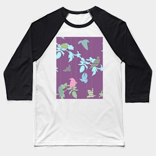 Shetland Starling - purple background Baseball T-Shirt